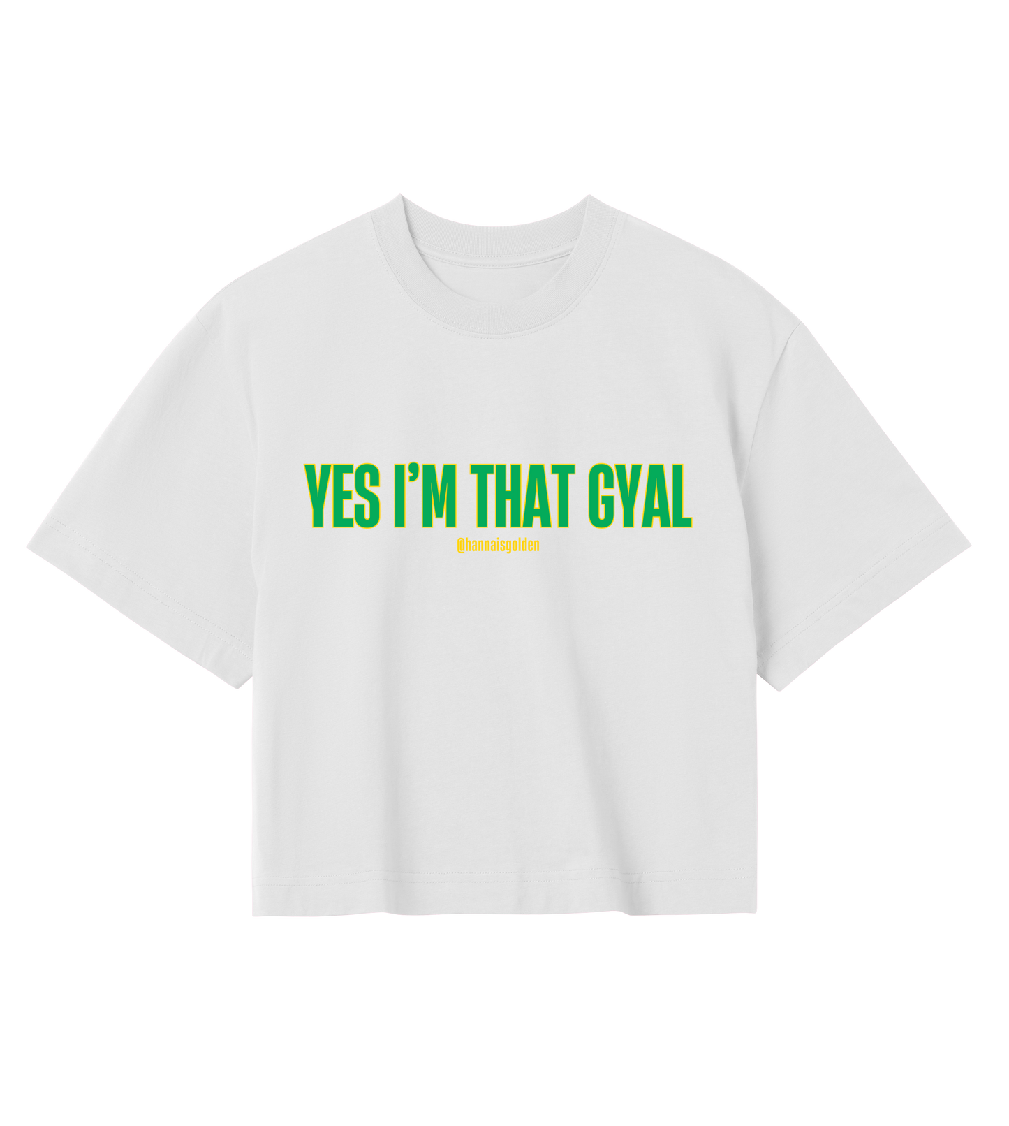 ! LIMITED EDITION ! Yes I'm That Gyal Crop Top